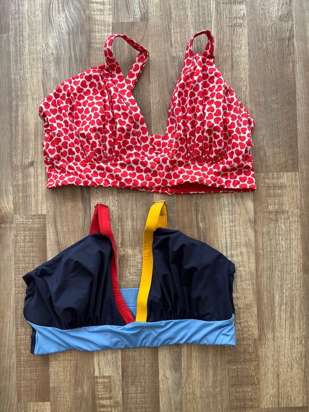 Kitty and Vibe x Katie Sturino Triangle Bikini Top Bundle size 2X